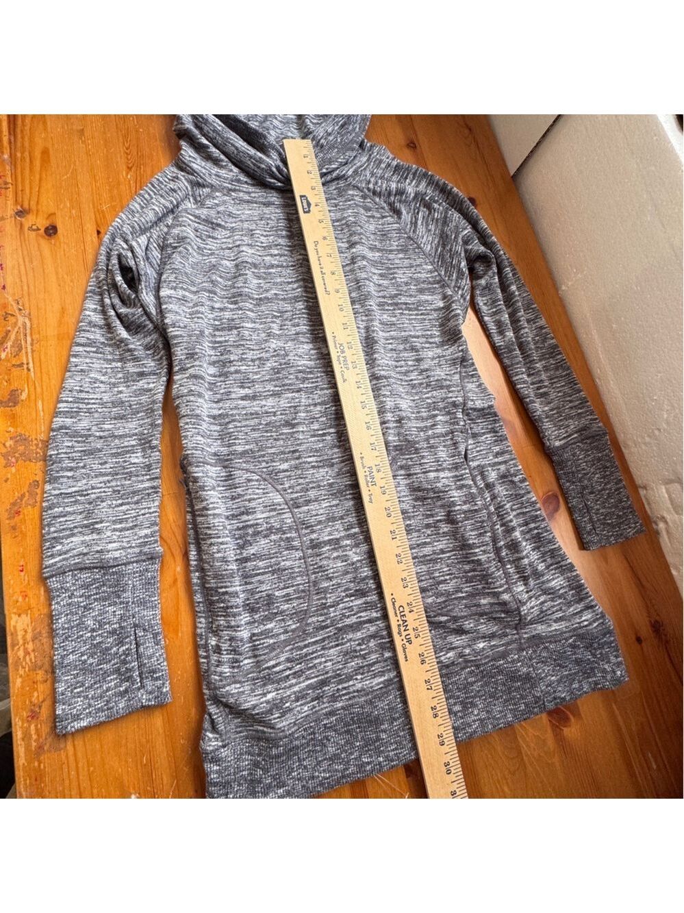 Athleta hooded gray casual dress size small nwot - Picture 8 of 16